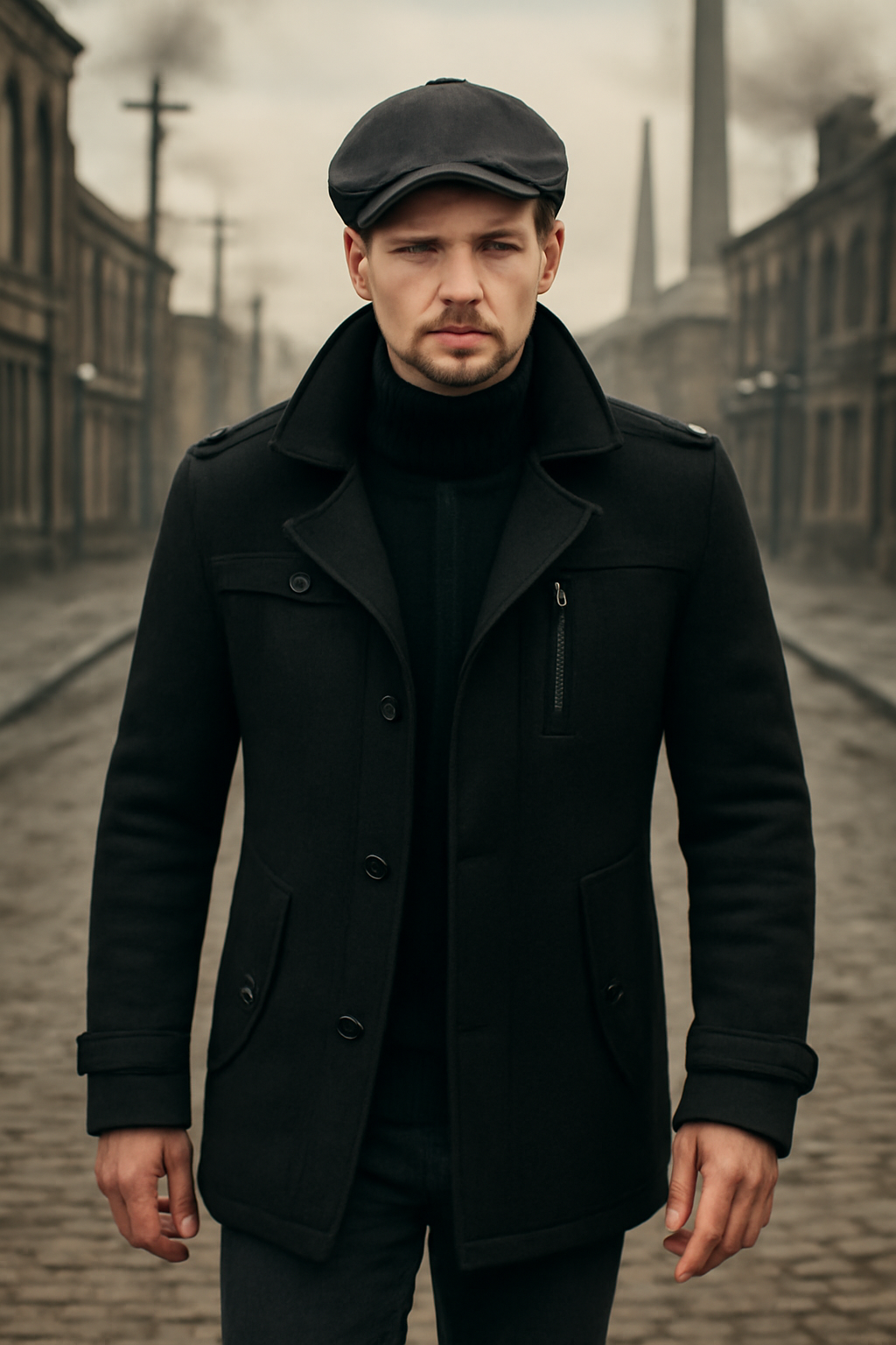 Giaccone in stile Peaky Blinders