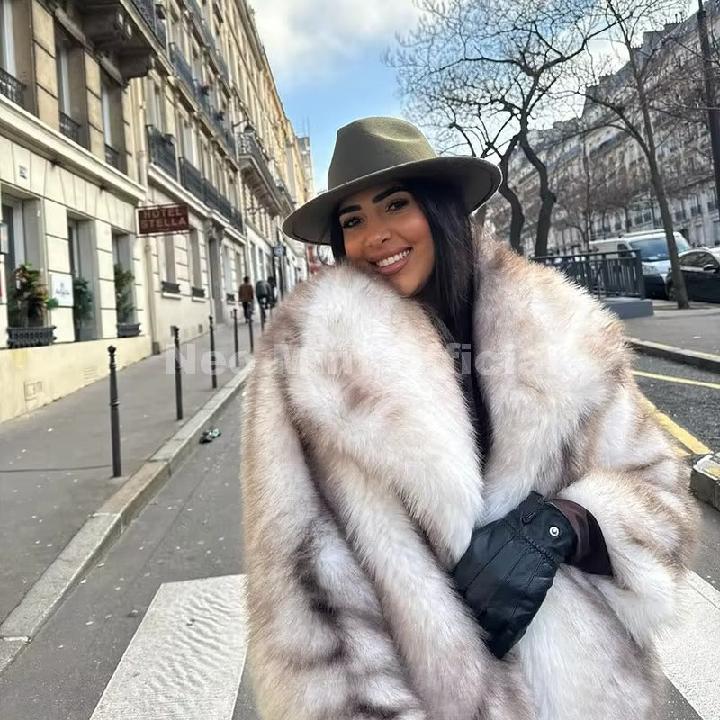 Pelliccia ecologica in volpe sintetica