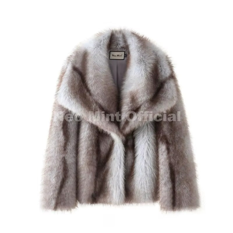 Pelliccia ecologica in volpe sintetica